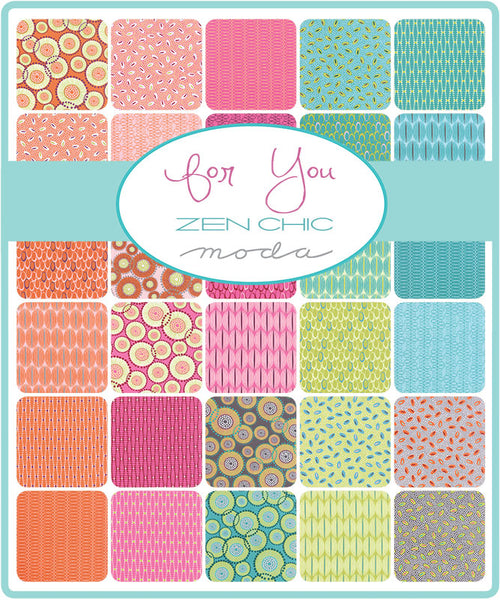 For You by Zen Chic :  Fat Quarter Bundle : Moda