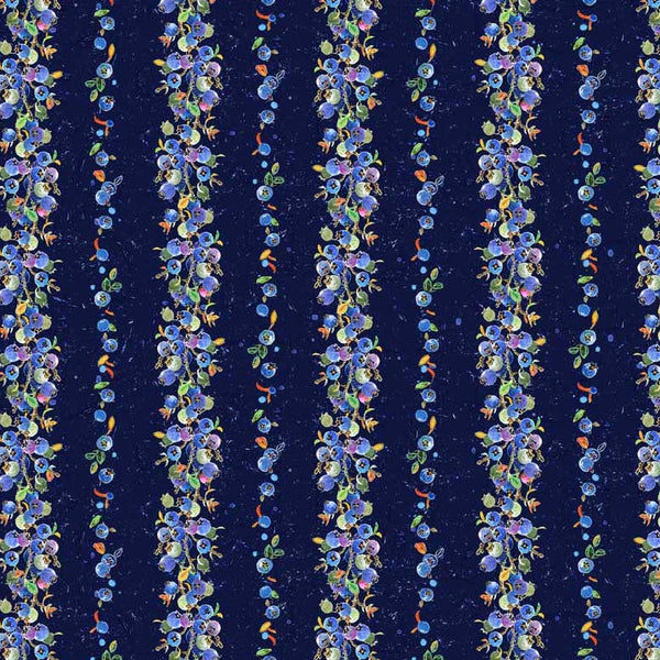 Bountiful Blueberries by John Van Zyle : BBLU-4516-DB : P&B
