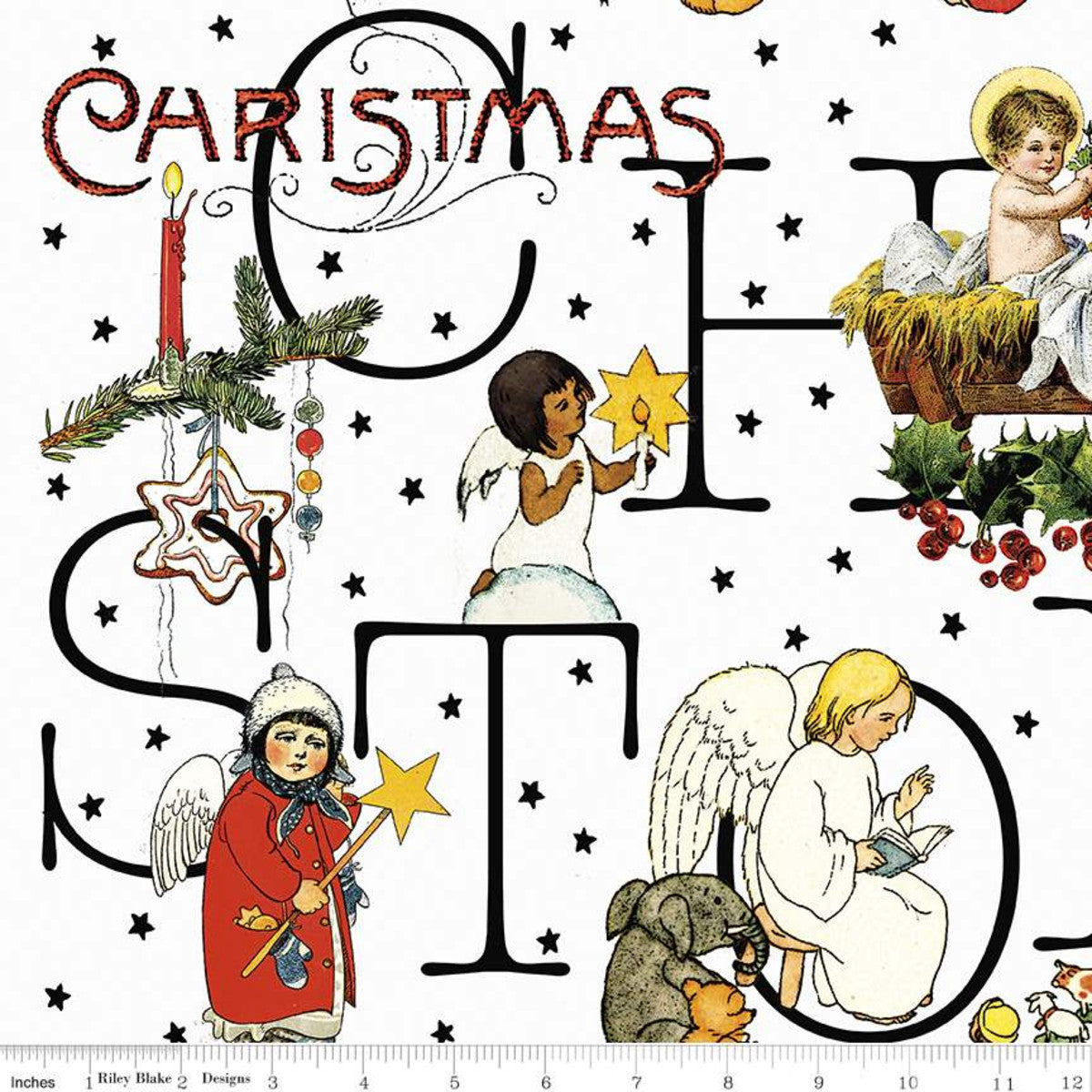 All About Christmas by Janet Wecker Frisch : Story in White : Riley Blake