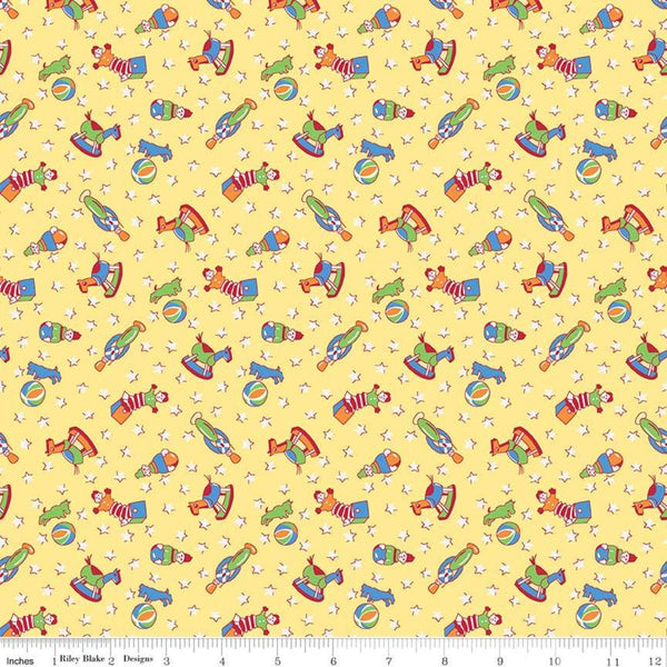 Story Time 30's : Toys in Yellow : Riley Blake