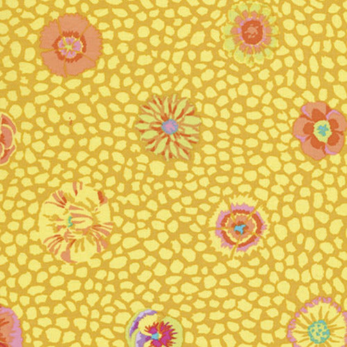 Kaffe Fassett : Guinea Flower in Gold : Free Spirit