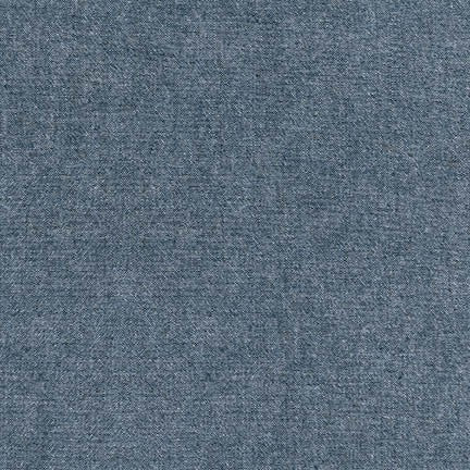Indigo Chambray 4.5oz : Indigo Washed #1467 : Robert Kaufman