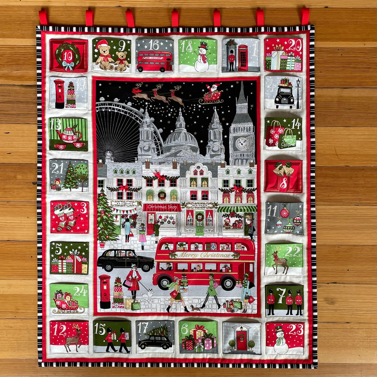 British Advent Calendar Kit Sarah's Fabrics