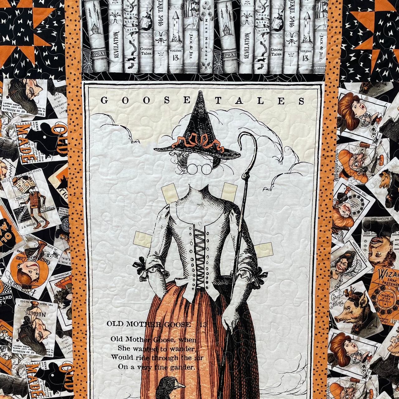 Spooky Mother Goose Quilt Kit