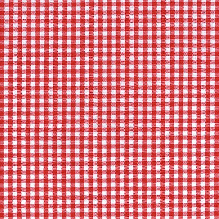Carolina Gingham 1/8" : Crimson : Robert Kaufman