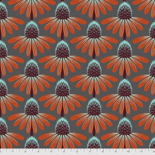 Love Always AM by Anna Maria Horner : Echinacea in Berry : Free Spirit Fabrics