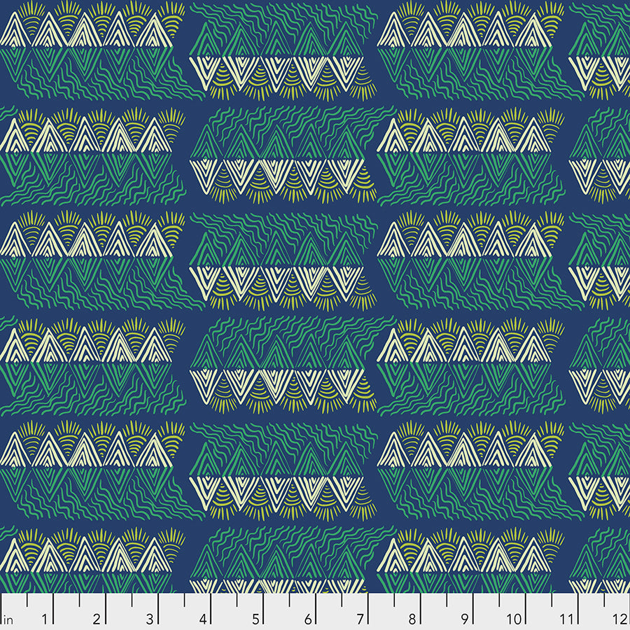One Mile Radiant by Anna Maria Horner Conservatory Chapter 3 : Mountain Streams in Verdant : Free Spirit Fabrics