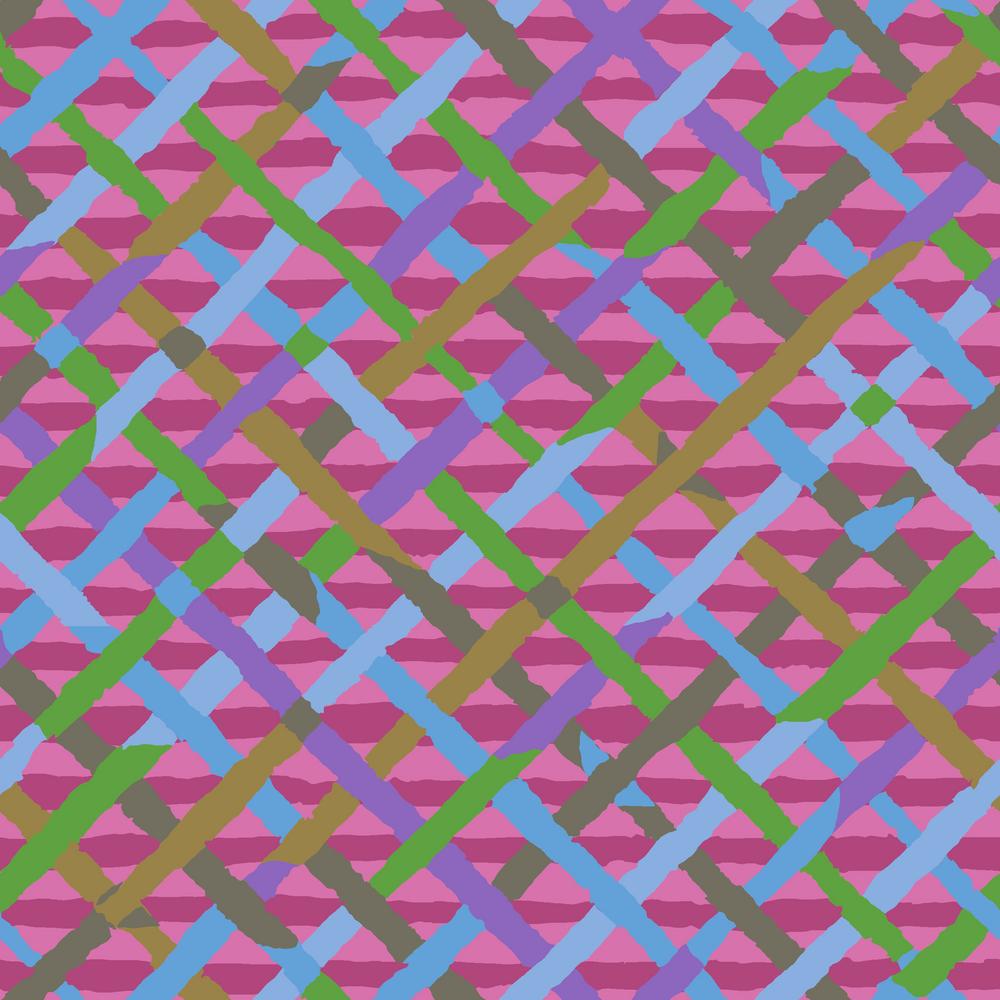 Brandon Mably : Mad Plaid in Fuchsia : Free Spirit