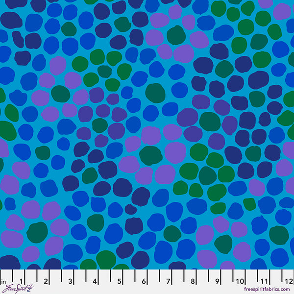 Brandon Mably : Flower Dot in Blue : Free Spirit