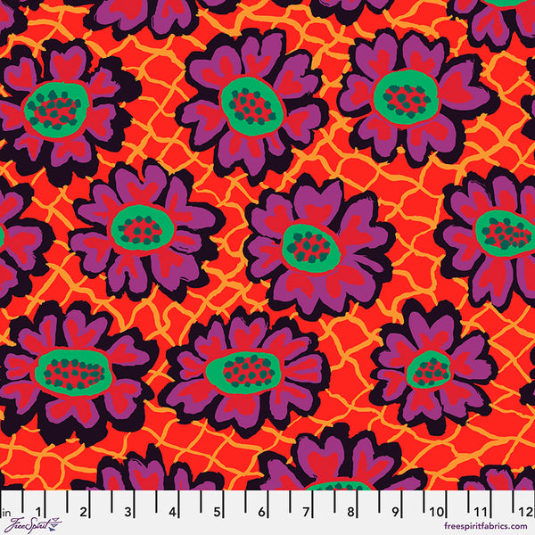 Brandon Mably : Flower Net in Crimson : Free Spirit