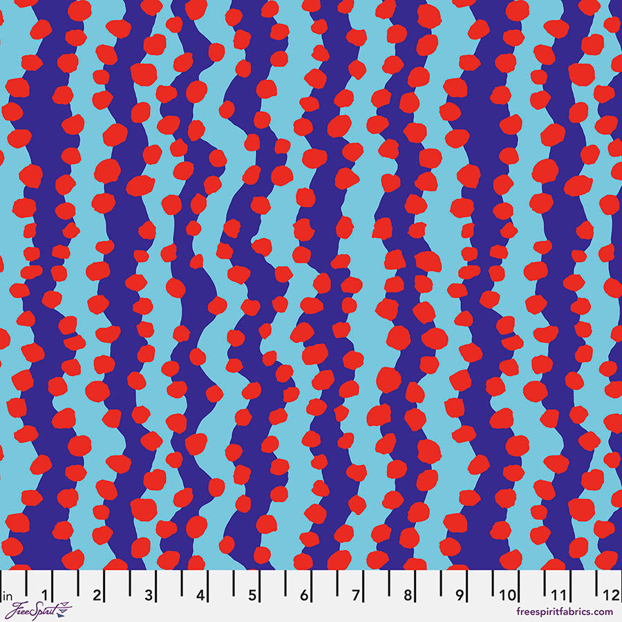 Brandon Mably : Bubble Stripe in Blue : Free Spirit