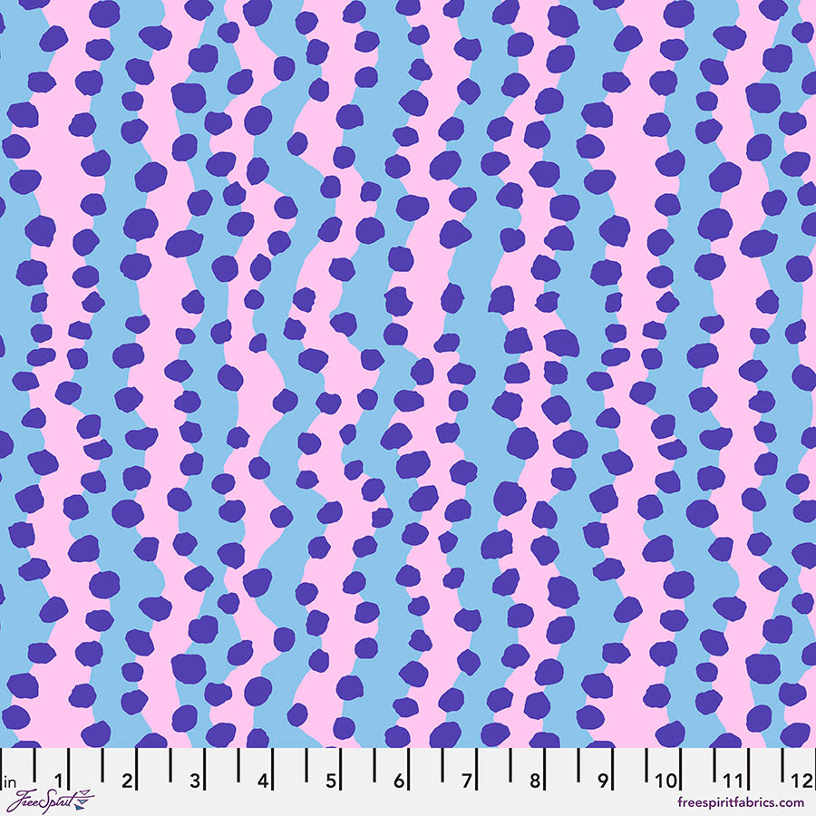 Brandon Mably : Bubble Stripe in Purple : Free Spirit