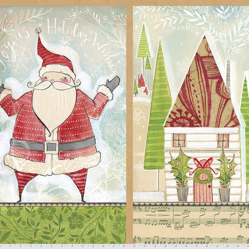 Holly Jolly by Cori Dantini : Jolly Wishes : Free Spirit : Panel