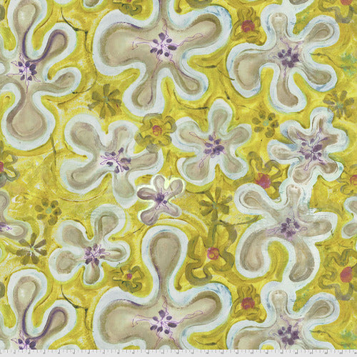 Stillness in Nature by Denise Burkitt : In the Breeze in Citron : Free Spirit