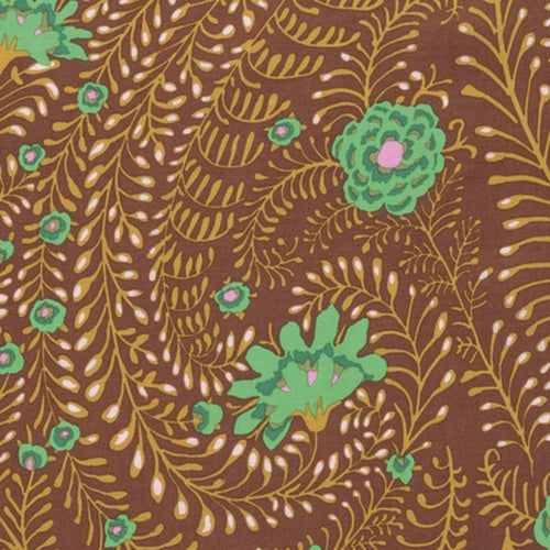 Kaffe Fassett : Ferns in Brown : Free Spirit