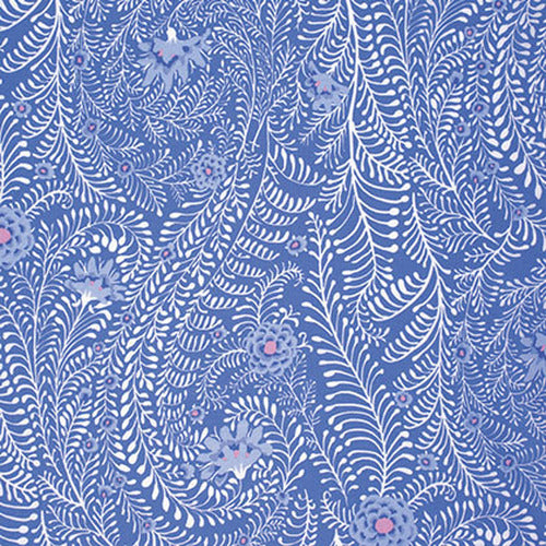 Kaffe Fassett : Ferns in Periwinkle : Free Spirit
