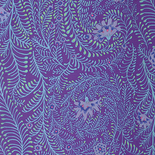 Kaffe Fassett : Ferns in Purple : Free Spirit