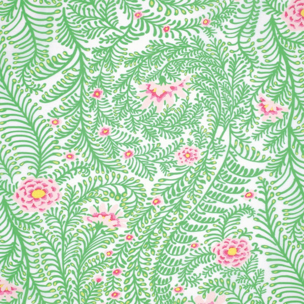 Kaffe Fassett : Ferns in White : Free Spirit