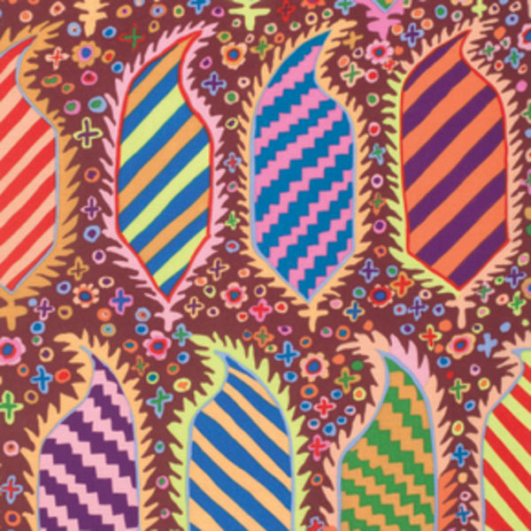 Kaffe Fassett : Striped Herald in Maroon : Free Spirit