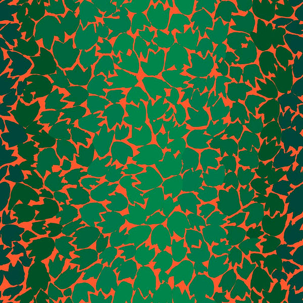 Kaffe Fassett : Ombre Leaves in Green : Free Spirit