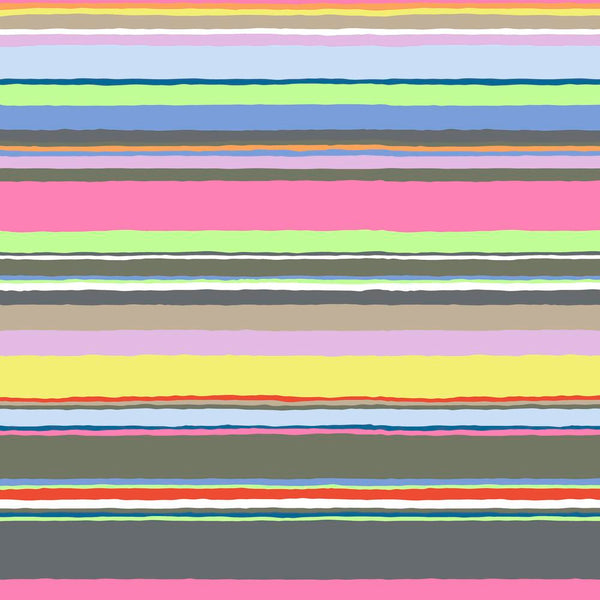 Kaffe Fassett : Promenade Stripe in Contrast : Free Spirit