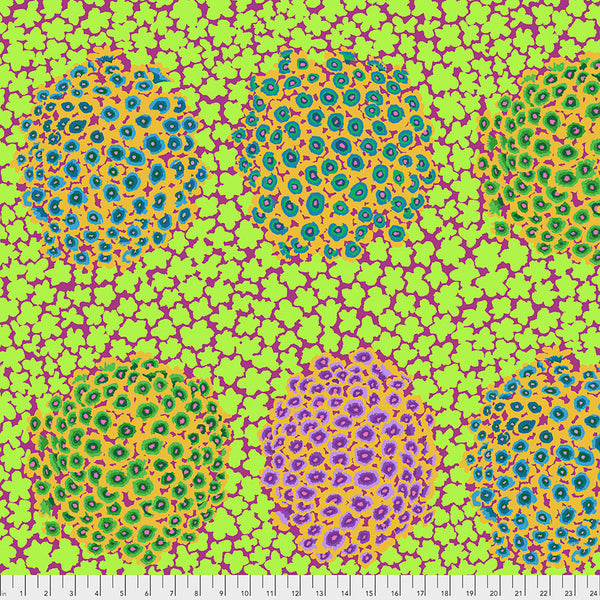 Kaffe Fassett : Hydrangea in Green : Free Spirit