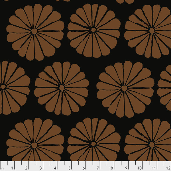 Kaffe Fassett : Damask Flower Brown : Free Spirit
