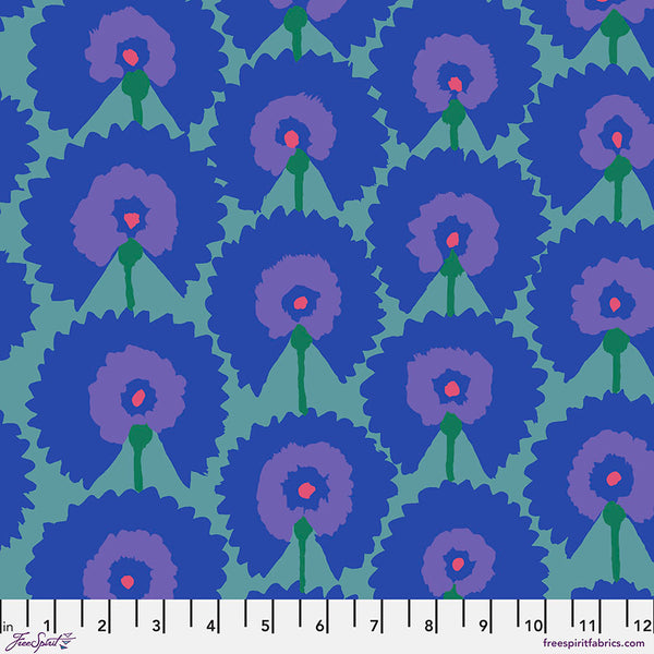 Kaffe Fassett : Regal Fans in Blue : Free Spirit