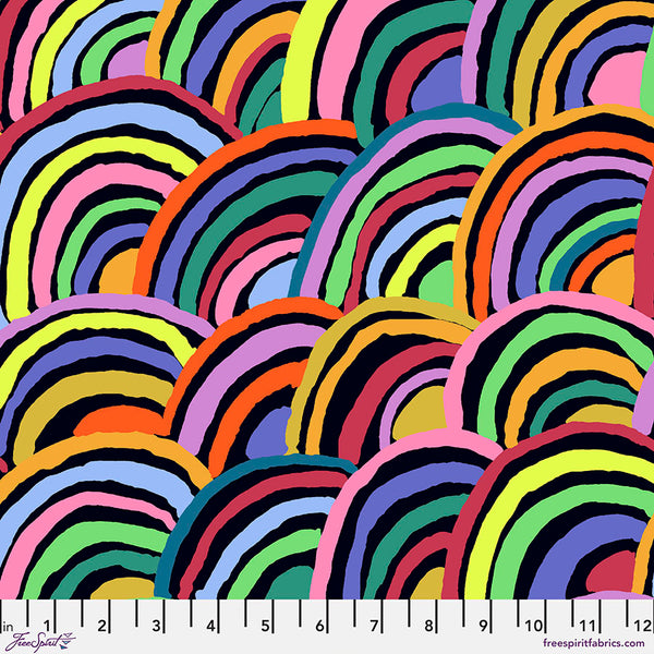 Kaffe Fassett : Rainbows in Black : Free Spirit