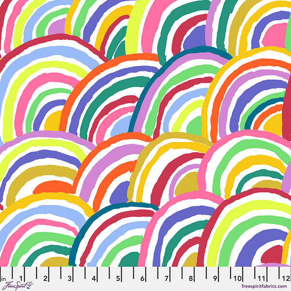 Kaffe Fassett : Rainbows in White : Free Spirit