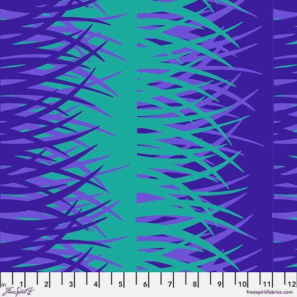 A New Leaf by Jane Sassaman : Grass in Blue : Free Spirit