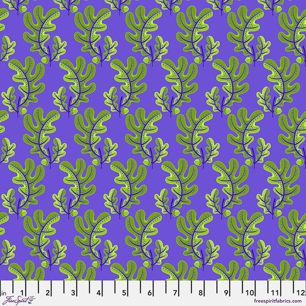 A New Leaf by Jane Sassaman : Oak in Purple : Free Spirit