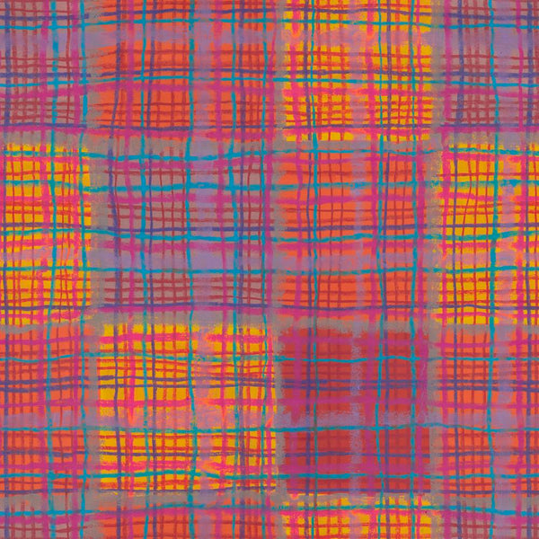 Oh Happy Day! by Keiko Goke : Pastel Plaid in Warm : Free Spirit