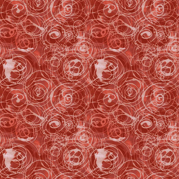 Color Labyrinth by Katie Pasquini Masopust : Rain Drops in Red : Free Spirit