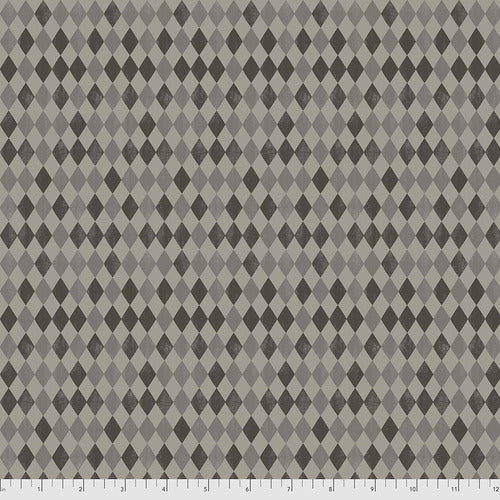 Spooktacular by Maude Asbury : Halloween Harlequin in Grey : Free Spirit