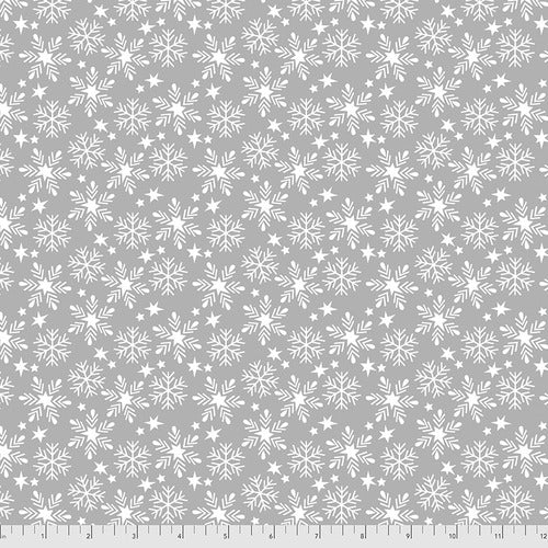 Fa La La by Maude Asbury : Snowfall in Grey : Free Spirit