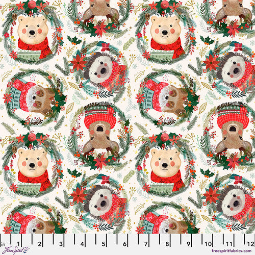 Christmas Squad by Mia Charro : Fuzzy Friends in Ivory : Free Spirit