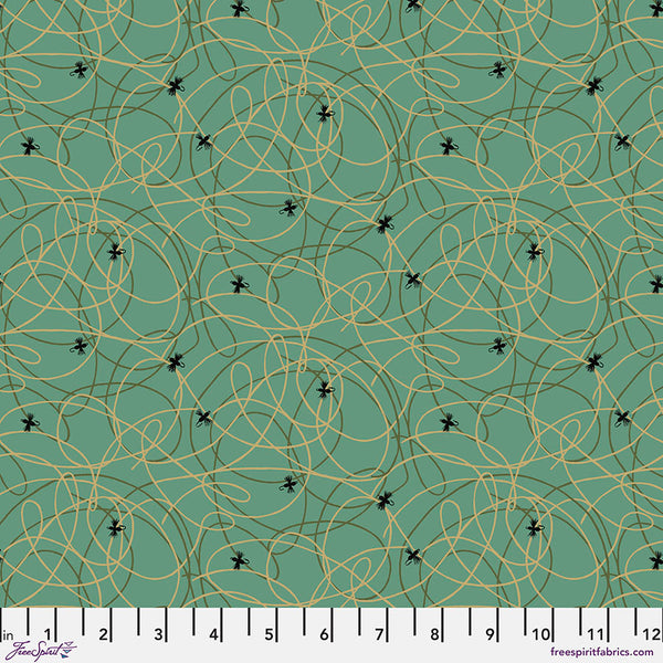 Go Fish by Martha Negley : Tangled in Aqua : Free Spirit