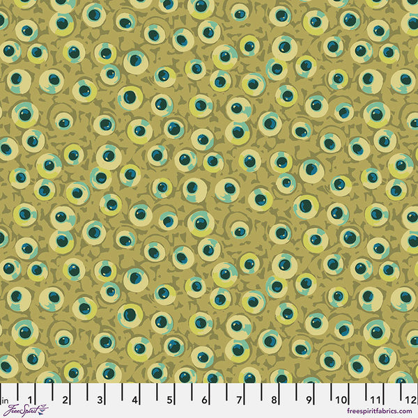 Go Fish by Martha Negley : Fish Eyes in Gold : Free Spirit