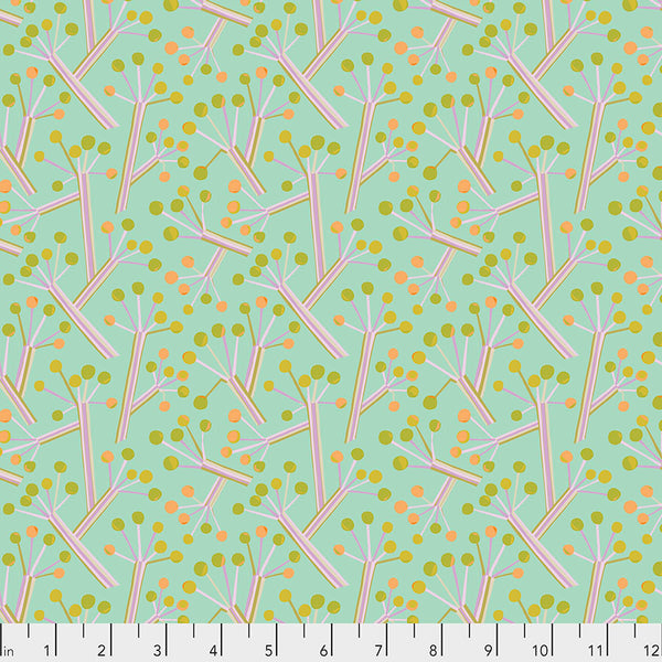 Seeds & Stems by Kathy Doughty : Bush Lily in Mint : Free Spirit