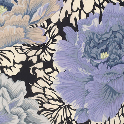 Philip Jacobs : Brocade Peony in Grey : Free Spirit