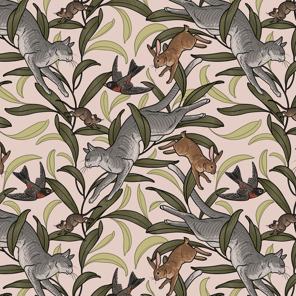 Cat Tales by Rachel Hauer : On The Prowl in Natural : Free Spirit