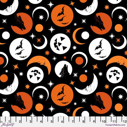 Scaredy Cat by Rachel Hauer : Howl at the Moon in Black : Free Spirit