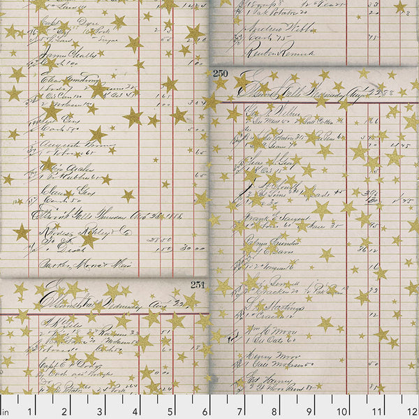 Yuletide by Tim Holtz : Christmas List in Neutral : Free Spirit