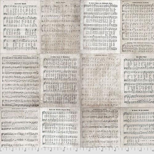 Christmastime by Tim Holtz : Classic Carol in Neutral : Free Spirit