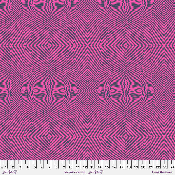 Moon Garden by Tula Pink : Lazy Stripe in Dusk : Free Spirit