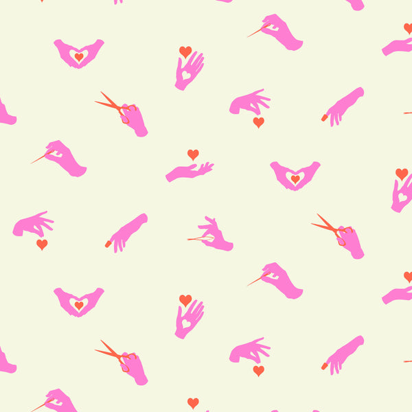 HandMade by Tula Pink : Busy Fingers in Morning : Free Spirit