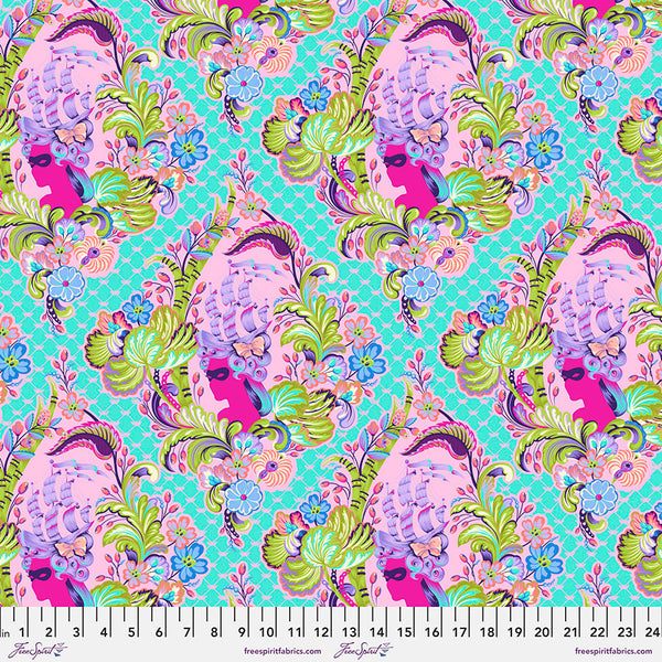 Parisville (Deja Vu) by Tula Pink : Cameo in Sorbet : Free Spirit