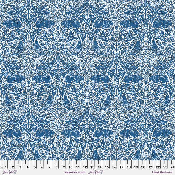 Wandle by Morris & Co : Brer Rabbit in Blue : Free Spirit