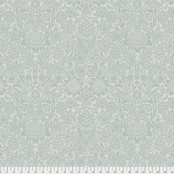 Pure Morris Mineral by Morris & Co : Pure Sunflower in Mint : Free Spirit